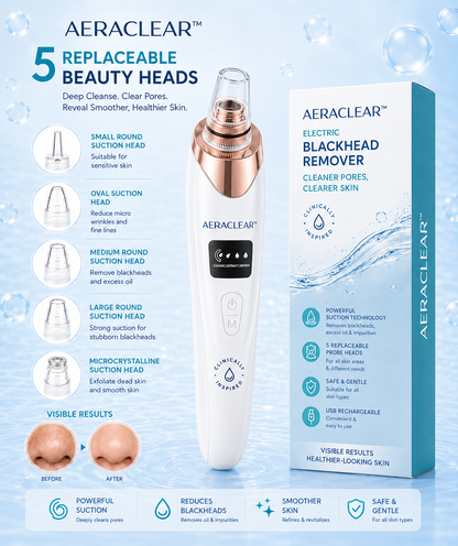 AeraClear Electric Blackhead Remover Vacuum