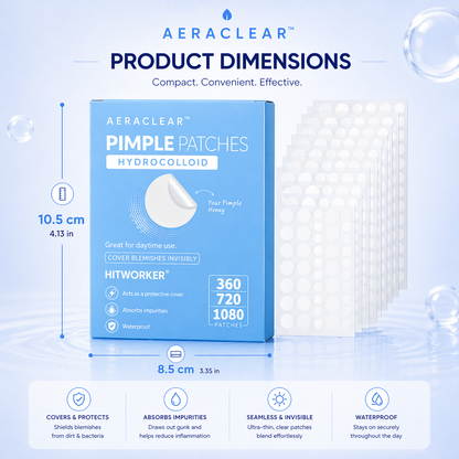 AeraClear Hydrocolloid Pimple Patches